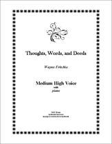 Thoughts, Words, and Deeds Vocal Solo & Collections sheet music cover